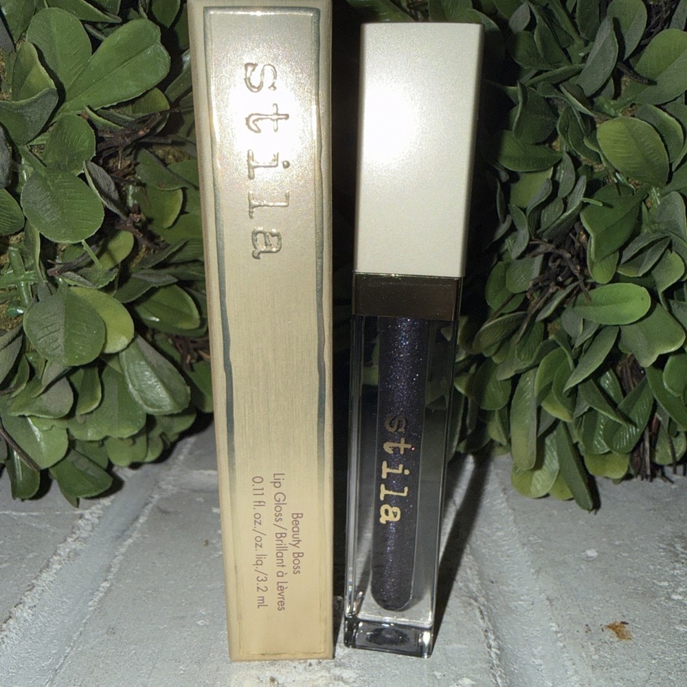 stila - Beauty Boss‎ Lip Gloss - In the Black - 0.11 fl oz/ 3.2 mL NIB
